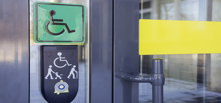 automatic handicap door opener in Nuevo